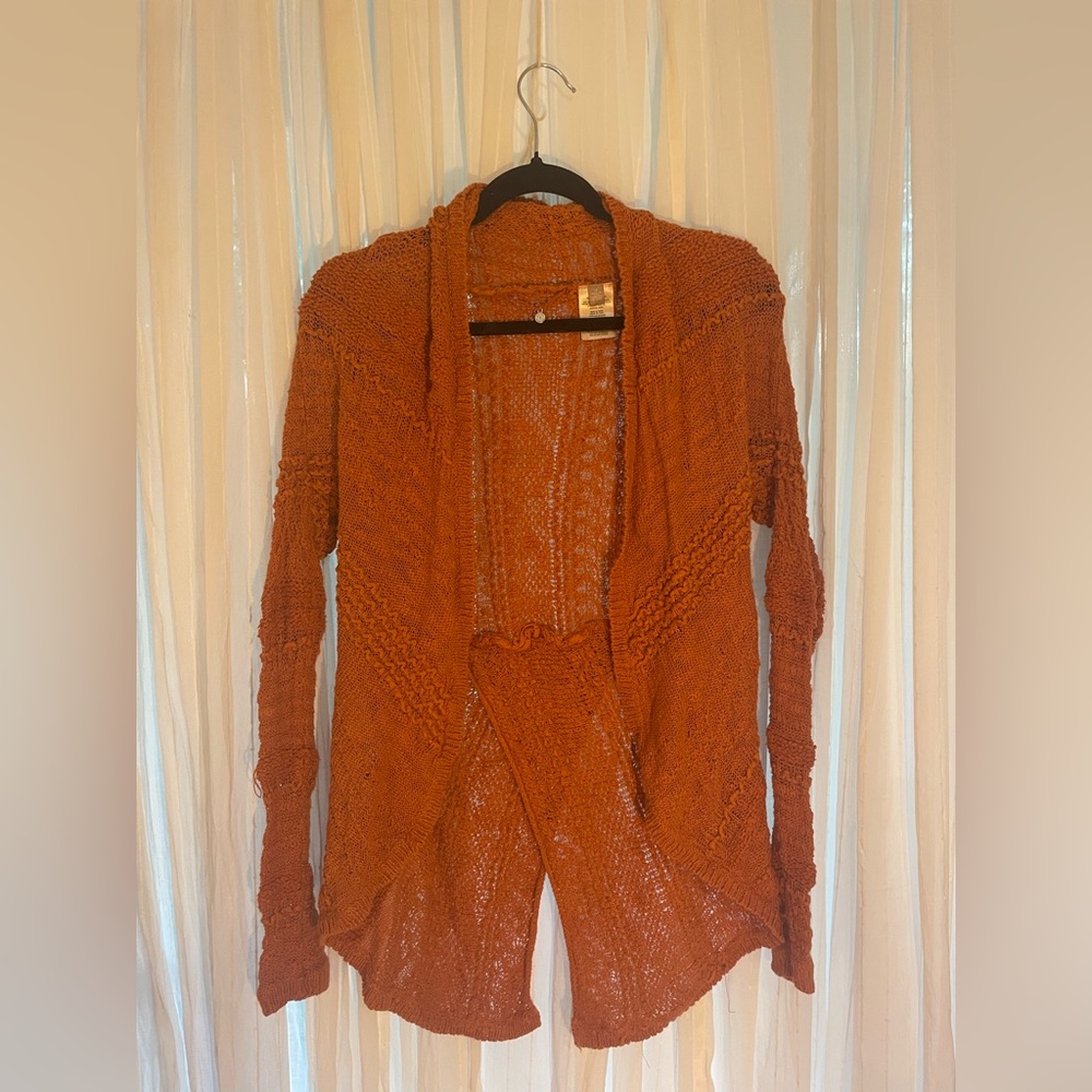 Anthropologie knitted and knotted cardigan